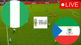 🔴Nigeria vs Equatorial Guinea Live  Africa Cup of Nations 2024 Full Matches Live Today [upl. by Moyna]