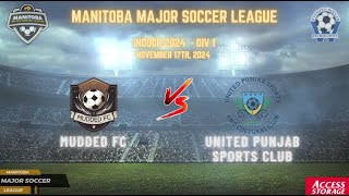 November 17th WSF Div 1 Mudded FC vs United Punjab Sports Club [upl. by Thgirw636]