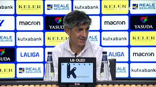 Imanol Alguacil quotHe disfrutado mucho por la manera en que hemos competidoquot [upl. by Nnorahs617]