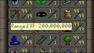 OSRS F2POnly Main  200M Ranged XP [upl. by Annoyt]