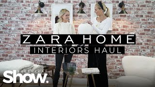 Zara Home Interior Haul  SheerLuxe Show [upl. by Latrina185]