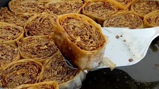 RUŽICA  TRADICIONALNI KOLAČ KAO BAKLAVA Recept star 100 godina 4k [upl. by Zarah374]