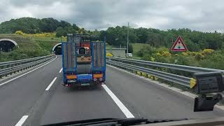 Viaggio da Barberino a Bologna sul autostrada del sole [upl. by Bambi131]