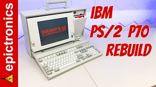 IBM PS2 P70 Rebuilt from parts Display repair amp overclocking experiments [upl. by Marissa]