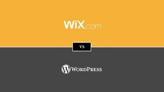 WordPress Vs Wix  Wix Vs WordPress Comparison 2018 [upl. by Yllehs890]