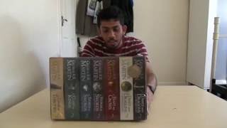 UNBOXING A Song of Ice and Fire 7 volume box set UK version [upl. by Nauh]