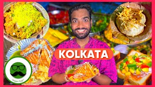 Kolkata Bangur Avenue Food Tour  Puchka Street Food amp More  Veggie Paaji [upl. by Akinajnat]