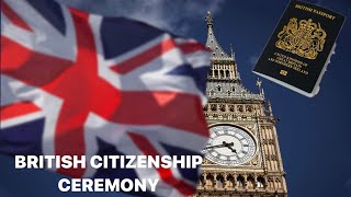 British Citizenship Ceremony 🇬🇧 [upl. by Assi]