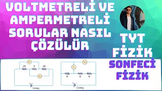 10 Sınıf Fizik TYT  Voltmetre ve Ampermetreli Sorular Nasıl Çözülür Soru Çözümü [upl. by Royd]