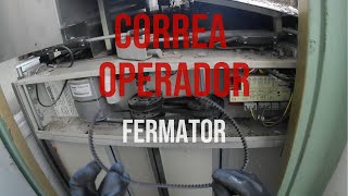 Cambio de correa dentada en operador Fermator  Changing the timing belt in the Fermator operator [upl. by Puiia]