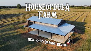 Farm of Dula  New ShopBarndo 30x60 Completed and Property Intro  Episode 1 [upl. by Asiaj]