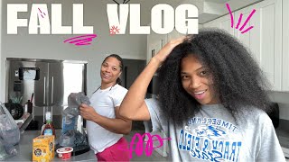 FALL VLOG  ALEXA TAKES HER BRAIDS DOWN  NEW DIY KITCHEN PANTRY UPDATE  NEW HOME DECOR [upl. by Theodor]