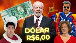 DÓLAR R 600 GRAÇAS AO LULA JÁ SOMOS UMA VENEZUELA DE MADURO [upl. by Enytsuj644]