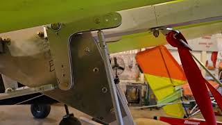 Aileron linkage on Dans Afordaplane [upl. by Eicats]