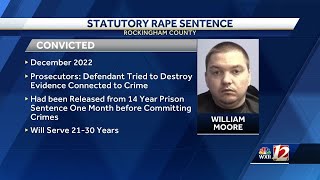 Statutory rape sentence sends Rockingham County man to jail for 2030 years [upl. by Kaitlynn]