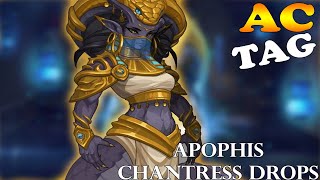 AQW NEW APOPHIS CHANTRESS DROPS l CHAOTIC PATHSHAPER WEAPON l CAPE l HELM JOIN LOTUSTOMB [upl. by Amii421]