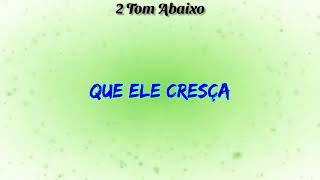 Que ele Cresça 2 Tom Abaixo 🎶 Playback 🎶 Deigma Marques [upl. by Nam10]