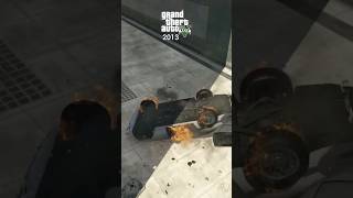 Evolution of FALLING FROM THE HIGHEST BUILDING BY CAR in GTA Games evolution gta shorts [upl. by Gibbons]