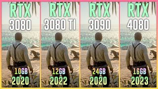 RTX 3080 vs RTX 3080 TI vs RTX 3090 vs RTX 4080  Test in 16 Games [upl. by Caldera]