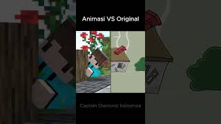 Animasi VS Original Teguh jahil banget ftTeguhSugianto  Minecraft Animasi [upl. by Devonne]