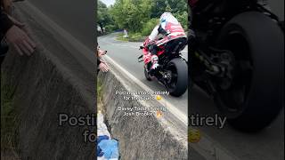 Davey Todd chasing Josh Brookes Isle of Man TT 2024 roadracing isleofmantt motoracer [upl. by Odlabu]