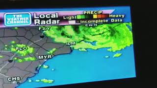 Weatherstar 4000 local forecast 1999 Wilmington NC [upl. by Vona]