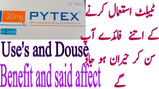 pytex20mg tablet uses in Urdu pytex20mg tablet Benefit and said affectreactiondard tabletpain [upl. by Laurianne]