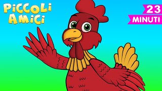 La Gallinella Rossa Canzone Italiana  Canzoni per Bambini con Piccoli Amici [upl. by Carmel]