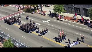 Wilmingtons Veterans Parade North Brunswick Scorpion Battalion JROTC [upl. by Nniw]