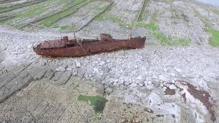 Fr Ted Boat Wreck of Plassey Inis Oirr [upl. by Nelyk]