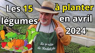 Découvrez les 15 légumes à planter en avril pour une récolte exceptionnelle [upl. by Gallagher]