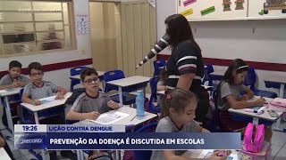 Escolas de Rio Preto promovem atividades para a conscientização contra à dengue [upl. by Yellac]