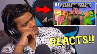 Reacting to My First Time Playing Minecraft [upl. by Plerre]