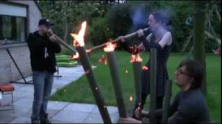 Burning Paper Instruments Autorequiem for Tube Harp [upl. by Zindman]