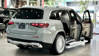 2024 Mercedes Maybach GLS600  Luxury SUV  Alpine Grey Color [upl. by Teiv146]