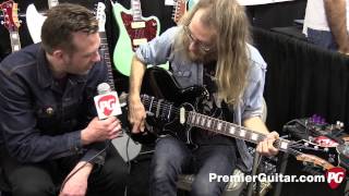 NAMM 15  PureSalem Guitars La Flaca Demo [upl. by Yleak427]