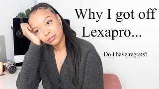 Why I stopped taking LexaproCipralex [upl. by Annodam353]