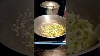 Cooking sauteed bitter gourd with egg asmrsounds highlights shorts short shortvideo [upl. by Yttiy582]