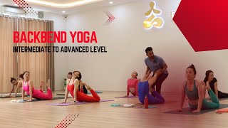 Intermediate To Advanced Level Backbend Yoga Practice With Yoghul [upl. by Blakelee374]