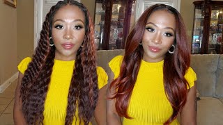 Outre Synthetic Melted Hairline Lace Front Wig  KAMIYAH and Outre LILYANA [upl. by Reklaw]