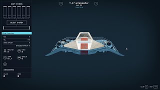 T47 Airspeeder Snowspeeder  a Starfield Mod [upl. by Drofdeb]