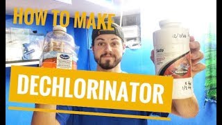 How To Make Dechlorinator [upl. by Einnig]