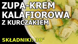 ZupaKrem z kalafiora z kurczakiem w curry [upl. by Domella]