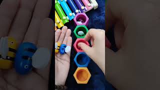 🐝🍯🐝🍯🐝toys colors sorting satisfyingvideo matching [upl. by Adamina]