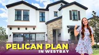 Pelican Floorplan by Westbay Homes in Hawkstone Community  Lithia Florida [upl. by Akerdnahs]