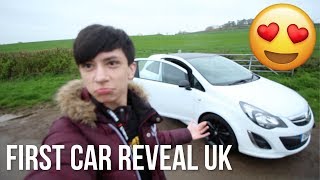 MY DREAM FIRST CAR REVEAL UK 2018 😍😱 VAUXALL CORSA LIMITED EDITION [upl. by Kotto]