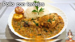 📌PREPARA LENTEJAS🍲 CON POLLO🐔 de esta forma y todos te pedirán la receta😘👌‼️ [upl. by Eralc860]