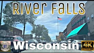 River Falls Wisconsin  City Tour amp Drive Thru [upl. by Eskill]