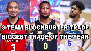 3 TEAM BLOCKBUSTER TRADE  BIGGEST TRADE OF THE YEAR [upl. by Zebe]