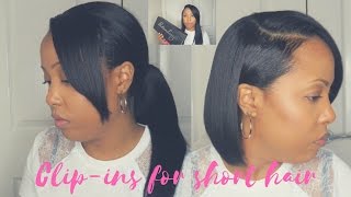 RELAXED HAIRCARE CLIPINS FOR SHORT RELAXED HAIR WITH BETTERLENGTH [upl. by Ayal]